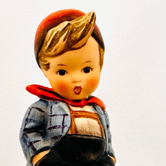 Goebel Hummel #66 "Farm Boy"  TMK6 - 5.5 Inches - Permanently Retired Hummel - Picture 3 of 11
